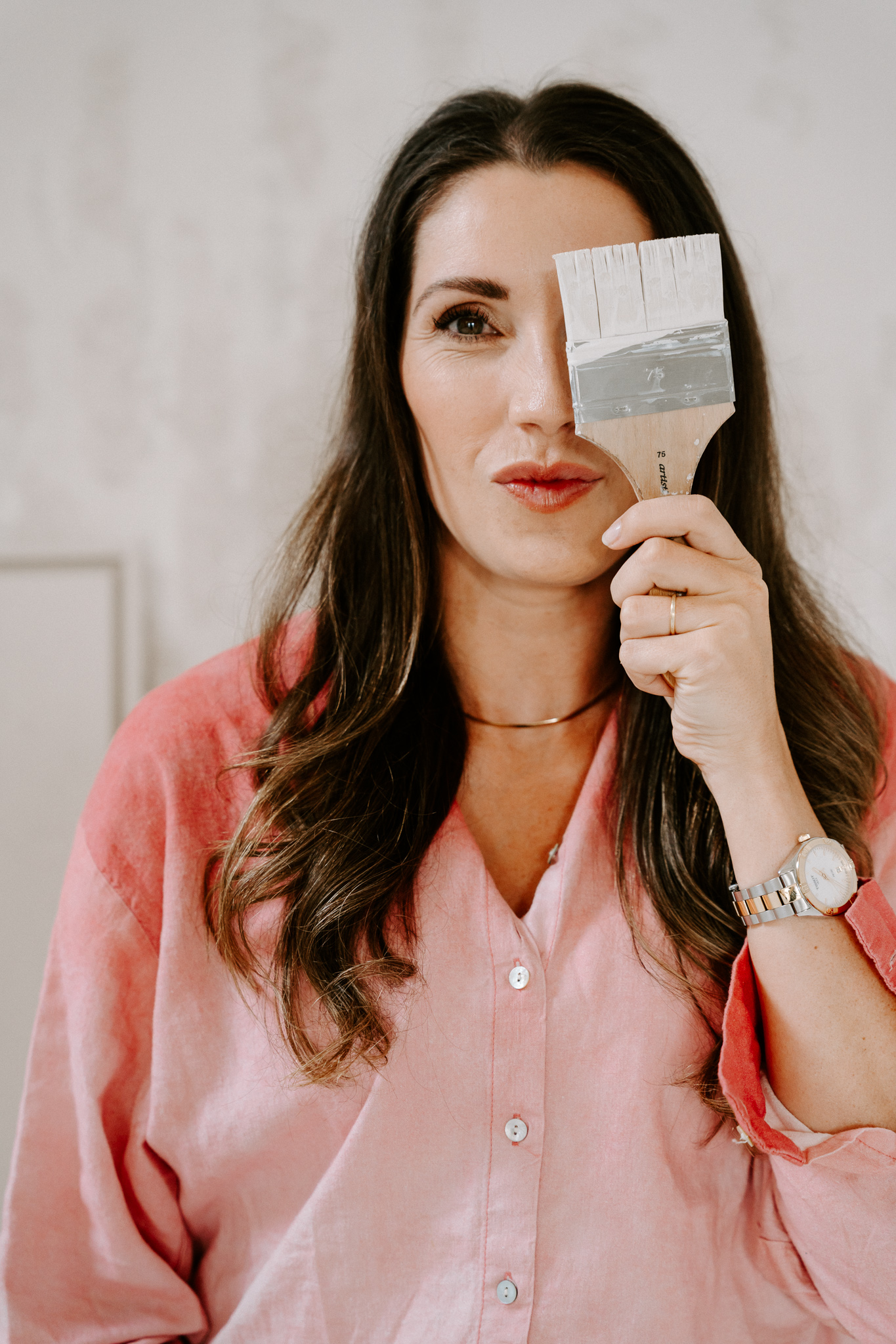 Businessfots einer Künstlerin